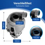 Heizpumpe wie Bosch 00651956 1BS3615-6LA für Geschirrspüler