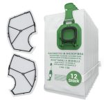 Staubsaugerbeutel Set 12x + 2x Motorfilter für Kobold VK 140 VK 150 Staubsauger