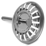 Blanco 119146 Siebkörbchen 79mmØ mit Hubstange für Spülbecken