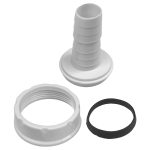 Schlauchanschluss Adapter mit Dichtung für 1 1/2 Zoll Siphon
