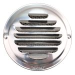 Lüftungsgitter 100erR Rund-Anschlusssystem aus Edelstahl rund für Ablufthaube – Bild 4