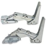 Türscharnier Set AEG Electrolux 221120203/7 und 221120103/9 für Kühlschrank – Bild 2