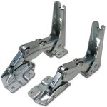 Türscharnier Set 2x AEG 221120204/5 + 221120104/7 für Kühlschrank Gefrierschrank