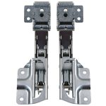 Türscharnier Set 2x AEG 221120204/5 + 221120104/7 für Kühlschrank Gefrierschrank – Bild 3