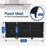 Kohlefilter wie Bosch 11025806 DSZ4561 459x188mm für Dunstabzugshaube – Bild 3