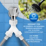 Doppelanschluss 3/4" für Wasserzuleitung zur Waschmaschine Geschirrspüler – Bild 4
