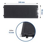 Kohlefilter Set passend wie Gaggenau AA250113 11018700 für Dunstabzugshaube – Bild 4