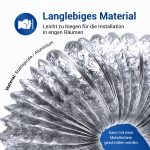 Abluftschlauch 150erR 5m aus Alu für Luftführungssystem in Dunstabzugshaube – Bild 3