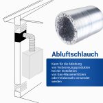 Abluftschlauch 150erR 5m aus Alu für Luftführungssystem in Dunstabzugshaube – Bild 6