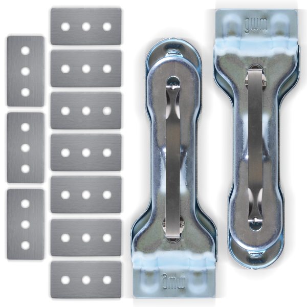 Ceranfeldschaber Set 2x Glasschaber mit 10 Klingen für Cerankochfeld