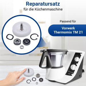 Lagersatz passend wie Vorwerk Zahnrad Ritzel Kugellager für TM21 Küchenmaschine