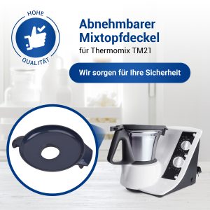 Mixtopfdeckel passend wie Vorwerk Abdeckung für Thermomix TM21 Küchenmaschine