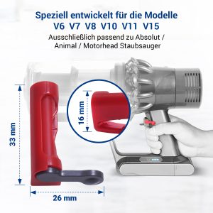 Einschaltknopf Schloss Schalter wie Dyson für V6/V7/V8/V10/V11/V15 Staubsauger