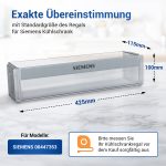 Abstellfach Siemens 00447353 Flaschenhalter 426x99 mm für Kühlschrank – Bild 2