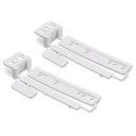 Türmontageset 2x wie AEG 223034904/1 Schleppscharnier für Kühlschrank