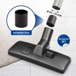 Bodendüse Set 34mmØ mit Saugrohr-Adapter 32/34mmØ für Staubsauger – Bild 2