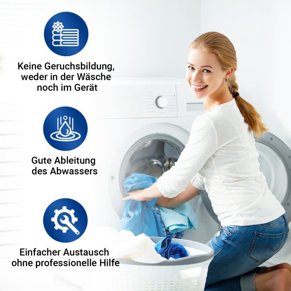 Flusensiebeinsatz wie gorenje 249808 279538 für Ablaufpumpe für Waschmaschine