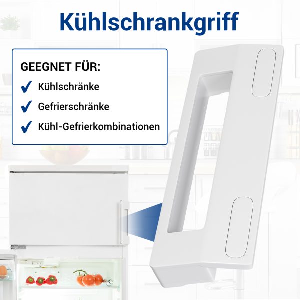 Türgriff Set 2 Stück 187mm für 90-172mm Schraubenabstand Kühlschrank