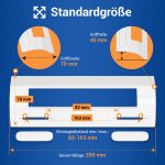 Türgriff 2x Set Gefrierfachgriff 200x70x45mm universal für Kühlschrank – Bild 5