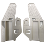 Glasplattenauflage Set Siemens 639092 Halterung beidseitig für Gefrierschrank – Bild 3