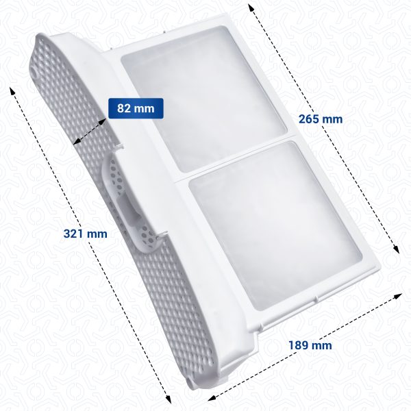 Flusensieb wie BOSCH 00656033 Filtertasche für Türe in Trockner