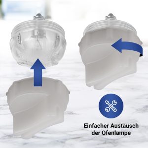 Demontagehilfe wie Bosch 00647309 Lampenabdeckung 68mmØ für Backofen