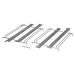 Haltegitter Set gorenje AC103 640248 mit Teleskopauszug 2fach für Backofen