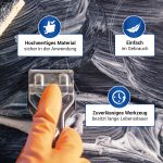 Ceranfeldschaber Set VIOKS Schaber+5 Klingen Feldschaber für Ceranfeld Kochfeld