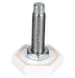 Fuß Whirlpool 481010433908 verstellbar 7mm für Waschmaschine