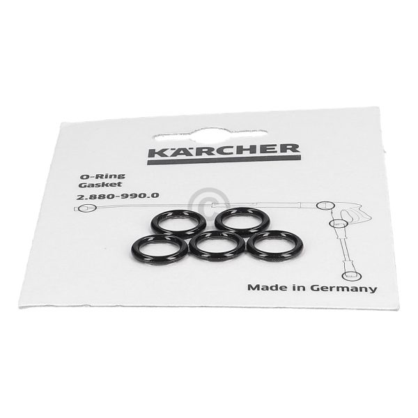Dichtungen Set 5x Kärcher 2.880-990.0 für Schlauch Rohr an Hochdruckreiniger