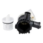Ablaufpumpe wie Bosch 00146083 mit Pumpenkopf Sieb für Waschmaschine