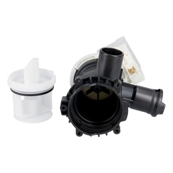 Ablaufpumpe wie Bosch 00146083 mit Pumpenkopf Sieb für Waschmaschine