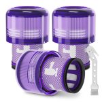 HEPA-Filter Vakuumfilter Set 3 Stk wie Dyson 970013-02 für Staubsauger