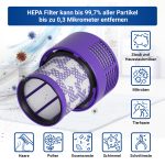 Abluftfilter 3 Stk wie dyson 969082-01 Hepa Filter für Handstaubsauger