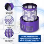 Abluftfilter 3 Stk wie dyson 969082-01 Hepa Filter für Handstaubsauger