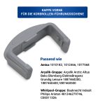 Laufschienenkappe wie Whirlpool 481246279746 für Geschirrkorb Geschirrspüler – Bild 3