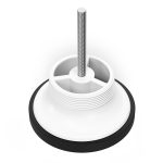 Universalablaufventil 1 1/4 x 30 Ø 60 mm mit Schlüsselring für Spülbecken