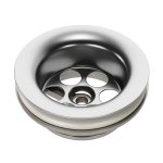 Universal-Ablaufventil 1¼“ Ø 60 mm mit Stopfen und Dreikantbügel in Spüle