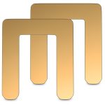 Verbindungsbrücke 2Stk wie EGO 00.01713.800 flach für Schalter Regler Herd