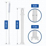 Milchansaugrohr 1 Stk wie DeLonghi 5313226701 für Milchbehälter Kaffeemaschine