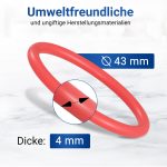 O-Ring Set 5x Dichtring wie DeLonghi 5332149100 für Brühgruppe Kaffeemaschine