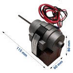 Ventilator wie Bosch 00601067 Lüftermotor für SideBySide Kühlschrank – Bild 2