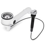 Siebkorbventil Ø70 mm Bowdenzug Drehbetätigung 1 Zoll Anschluss Überlauf