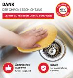 AQUADE Siebkorbventil Ø 70 mm unverschließbar für die Spüle