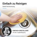 Siebkorbventil Ø 70 mm Excentergarnitur 1 Zoll Anschluss für Überlauf