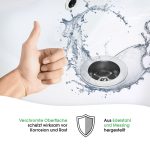 Ablaufgarnitur 1 1/2" verchromt mit Standrohr für Spülbecken und Spülwanne