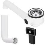 Siebkorbventil AQUADE 70 mm Raumschaffer Exzenterventil Überlauf für Spüle