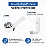 Siebkorbventil AQUADE 70 mm Raumschaffer Exzenterventil Überlauf für Spüle