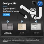 Siebkorbventil 70mm Raumschaffer Excenter Überlauf für Spüle