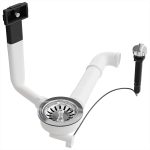 Siebkorb-Excenterventil Ø114 mm mit Raumschaffer, Überlauf und Drehbetätigung